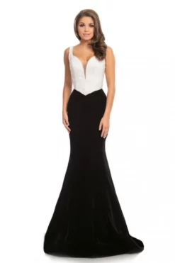 Johnathan Kayne 9019 Sparkling Velvet Gown