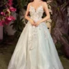 Andrea & Leo Andrea And Leo A1040 Tiana Blossom Fairy Tale Gown -Outlet Prom Dresses Store A1040 Andrea and Leo Gown S22 470x705