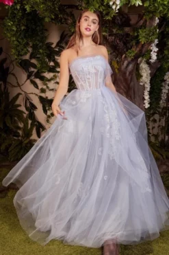 Andrea & Leo Andrea And Leo A1050 Sheer Aurora Ball Gown