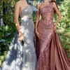 Andrea & Leo Andrea And Leo A1161 One Shoulder Beaded Gown 2 Andrea & Leo Andrea And Leo A1161 One Shoulder Beaded Gown -Outlet Prom Dresses Store A1161 Andrea and Leo Gown S23 470x705