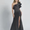 Dave And Johnny A8568 Ruffle One Shoulder Gown