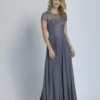 Dave And Johnny A9071W Short Sleeve Plus Size Gown -Outlet Prom Dresses Store A9071W Dave and Johnny Prom Dress S23 529x705