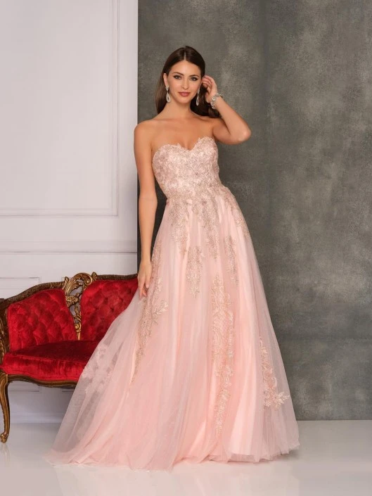 Dave And Johnny A9828 Girly Prom Gown 3 Dave And Johnny A9828 Girly Prom Gown