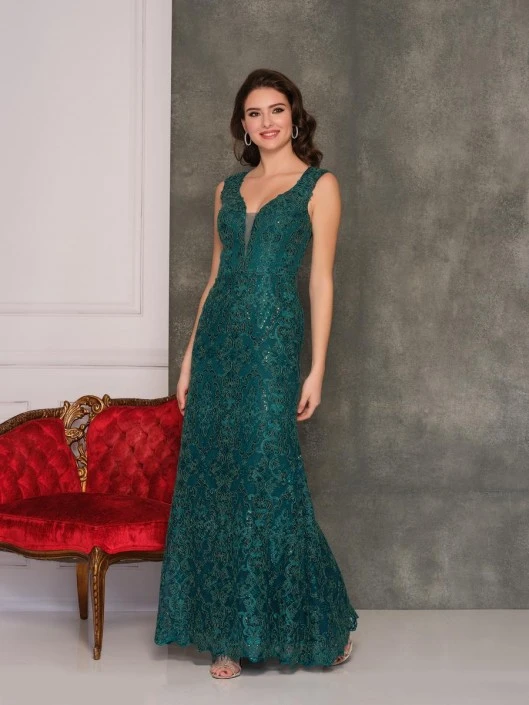 Dave And Johnny A9945 Sleeveless Lace Prom Dress 3 Dave And Johnny A9945 Sleeveless Lace Prom Dress