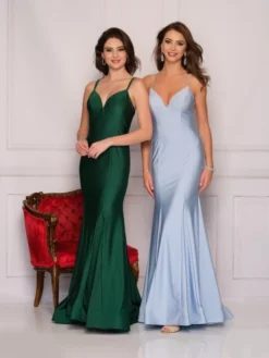 Dave And Johnny A9958 Soft Trumpet Prom Dress