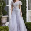 Ladivine Prom Ladivine B708 Beautiful Beaded Illusion Prom Dress