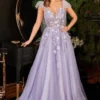 Ladivine Prom Ladivine CB097 Shimmering Butterfly Prom Dress -Outlet Prom Dresses Store CB097 Ladivine Prom Dress S23 470x705