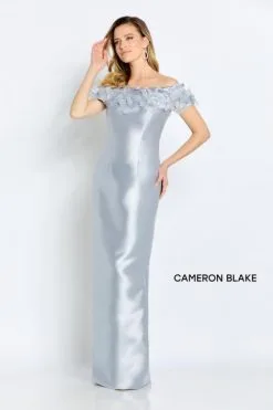 Cameron Blake By Mon Cheri Cameron Blake CB101 Gorgeous 3D Floral Mothers Gown