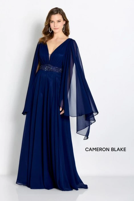 Cameron Blake By Mon Cheri Cameron Blake CB756 Removable Shoulder Drape Mothers Gown 3 Cameron Blake By Mon Cheri Cameron Blake CB756 Removable Shoulder Drape Mothers Gown