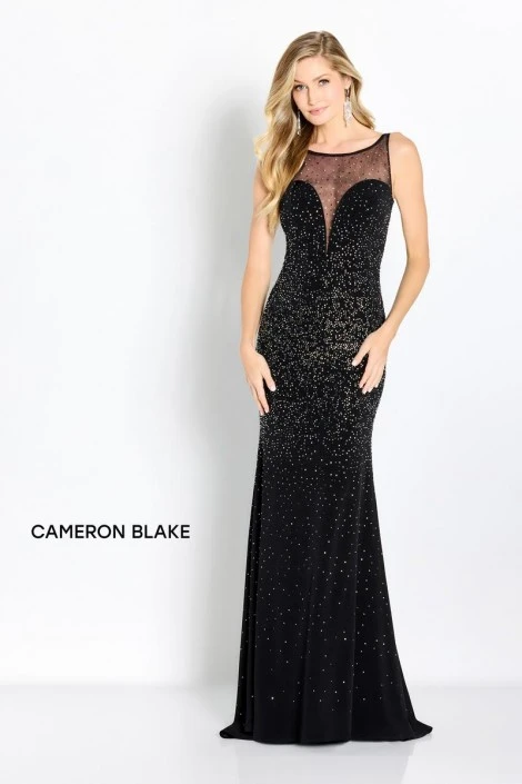 Cameron Blake By Mon Cheri Cameron Blake CB757 Stone Illusion Mother Of Bride Gown 3 Cameron Blake By Mon Cheri Cameron Blake CB757 Stone Illusion Mother Of Bride Gown