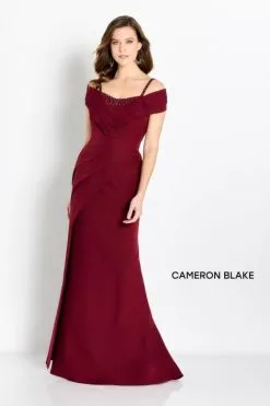 Cameron Blake By Mon Cheri Cameron Blake CB762 Flattering Pleated Mother Of Bride Gown