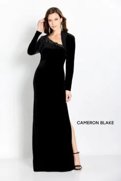 Cameron Blake By Mon Cheri Cameron Blake CB765 One Shoulder MOB Gown With Bolero