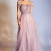 Ladivine Prom Ladivine CD0177 Beautiful Off Shoulder Gown