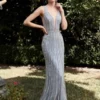 Ladivine Prom Ladivine CD960 Vertically Beaded Gown