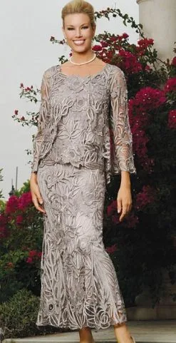 Size 3X Navy Soulmates Silk Mother Of The Bride Dress D1104