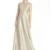 Alfred Sung D746 Diamond Cutout Back Bridesmaid Dress