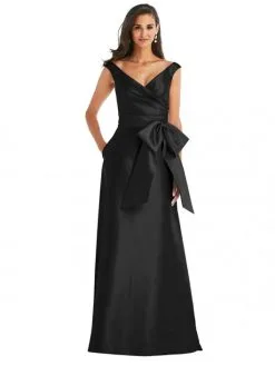 Alfred Sung D802 Off Shoulder Bridesmaid Dress