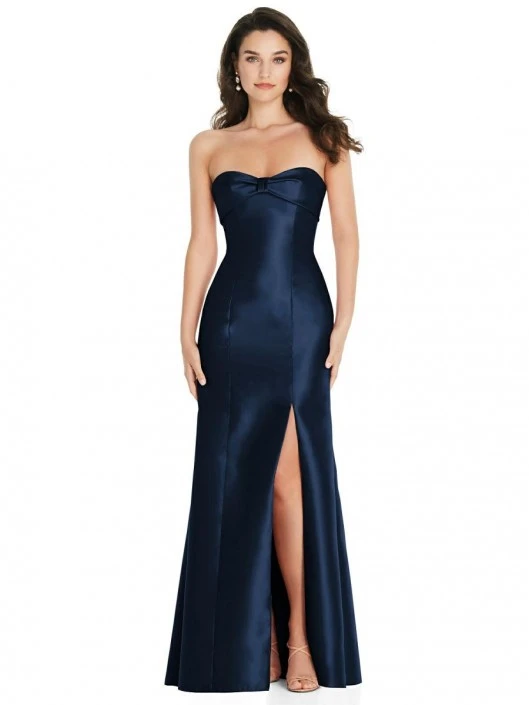 Alfred Sung D829 Bow Neck Bridesmaid Dress 3 Alfred Sung D829 Bow Neck Bridesmaid Dress