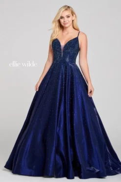 Ellie Wilde By Mon Cheri EW121005 Shimmering Prom Dress