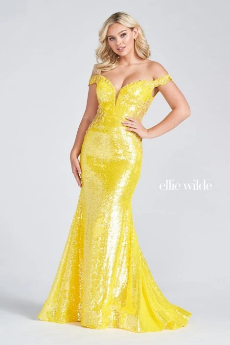 Ellie Wilde By Mon Cheri Ellie Wilde EW122029 Off Shoulder Mermaid Dress 3 Ellie Wilde By Mon Cheri Ellie Wilde EW122029 Off Shoulder Mermaid Dress