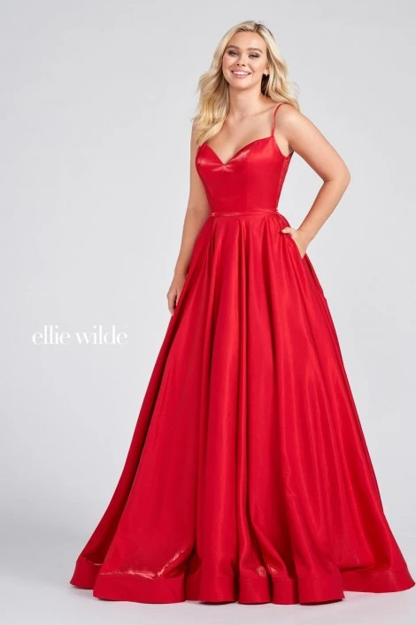 Ellie Wilde By Mon Cheri Ellie Wilde EW122046 Sparkle Ruffle Back Ball Gown 3 Ellie Wilde By Mon Cheri Ellie Wilde EW122046 Sparkle Ruffle Back Ball Gown