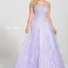 Ellie Wilde By Mon Cheri Ellie Wilde EW122109 Embroidered Lace Prom Dress