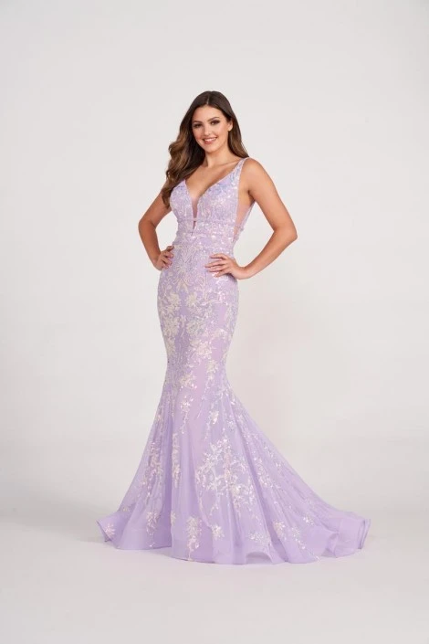Ellie Wilde By Mon Cheri Ellie Wilde EW34041 Sparkling Sequin Prom Dress 3 Ellie Wilde By Mon Cheri Ellie Wilde EW34041 Sparkling Sequin Prom Dress