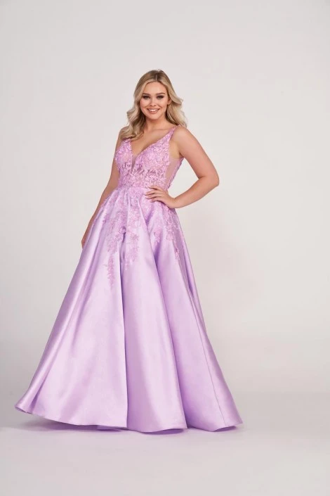 Ellie Wilde By Mon Cheri EW34050 Pretty Satin Ball Gown 3 Ellie Wilde By Mon Cheri EW34050 Pretty Satin Ball Gown