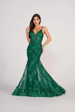 Ellie Wilde By Mon Cheri Ellie Wilde EW34059 Beautiful Glitter Prom Dress