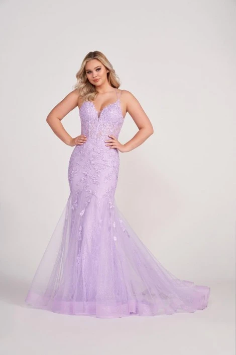 Ellie Wilde By Mon Cheri Ellie Wilde EW34080 Popular Lace Prom Dress 3 Ellie Wilde By Mon Cheri Ellie Wilde EW34080 Popular Lace Prom Dress