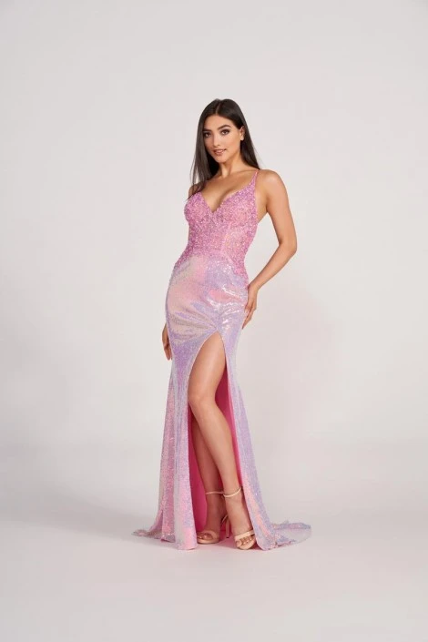 Ellie Wilde By Mon Cheri Ellie Wilde EW34087 Sparkling Sequin Prom Dress 3 Ellie Wilde By Mon Cheri Ellie Wilde EW34087 Sparkling Sequin Prom Dress