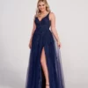 Ellie Wilde By Mon Cheri EW34103 Glitter Tulle Prom Dress