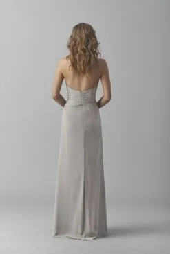 Watters 8541 Draped Chiffon Bridesmaid Gown -Outlet Prom Dresses Store F15 WTR 8541 02 471x705