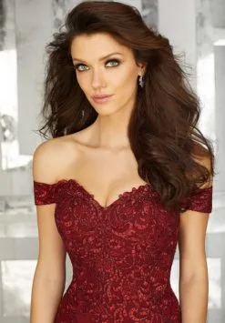 Size 4 Charcoal MGNY By Morilee 71616 Off The Shoulder Mothers Gown 10 Size 4 Charcoal MGNY By Morilee 71616 Off The Shoulder Mothers Gown -Outlet Prom Dresses Store F17 MGNY 71616 05 491x705