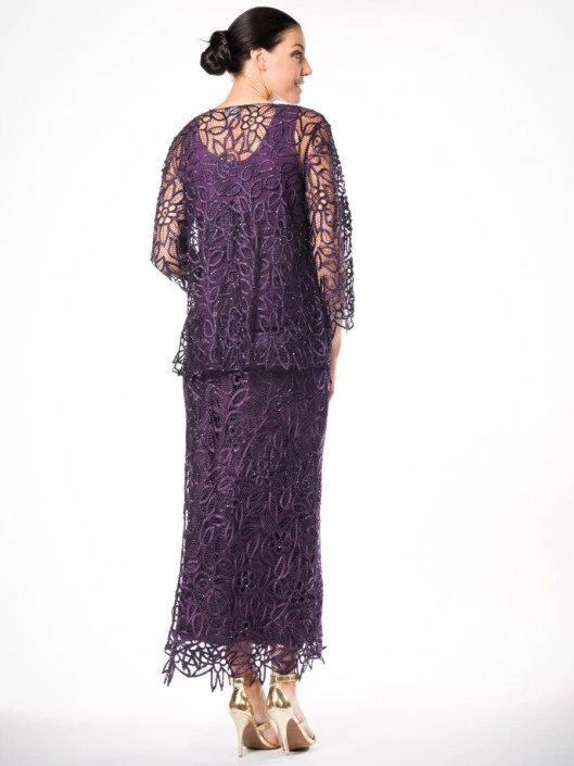 Soulmates Silk Soulmates C80922 Mother Of The Bride 3pc Gown 4 Soulmates Silk Soulmates C80922 Mother Of The Bride 3pc Gown - Image 2