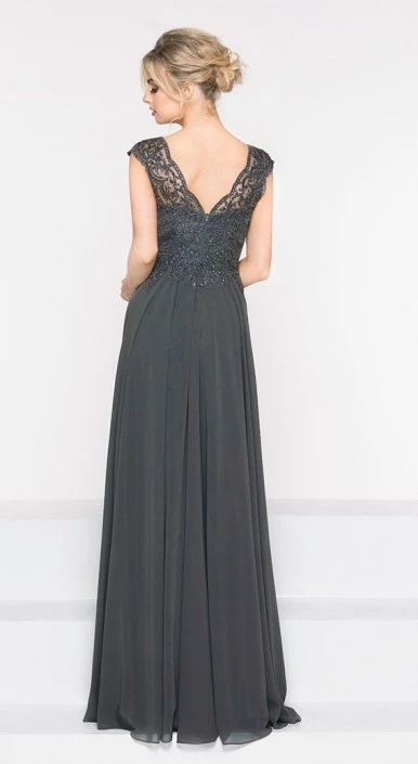 Marsoni By Colors M238 Cap Sleeve Mother Of Bride Dress 4 Marsoni By Colors M238 Cap Sleeve Mother Of Bride Dress - Image 2