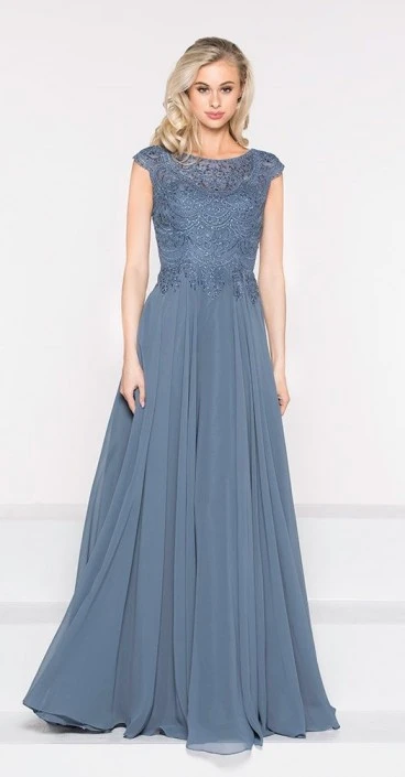 Marsoni By Colors M238 Cap Sleeve Mother Of Bride Dress 5 Marsoni By Colors M238 Cap Sleeve Mother Of Bride Dress - Image 3