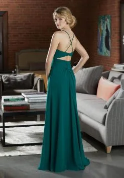 Morilee Madeline Gardner Morilee 21586 V Neck Chiffon Bridesmaid Dress -Outlet Prom Dresses Store F18 MLB 21586 02 492x705
