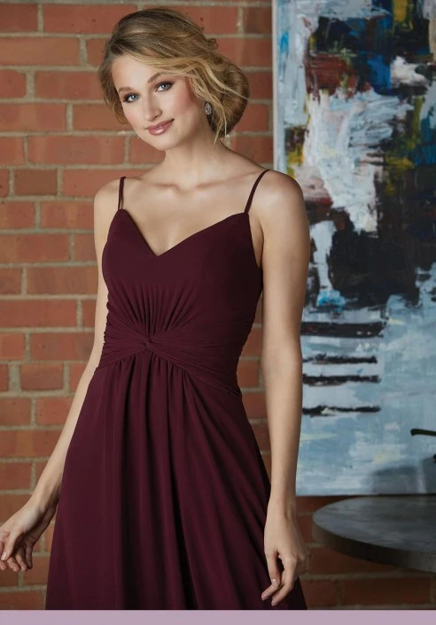 Morilee Madeline Gardner Morilee 21592 Chic V Neck Bridesmaid Dress 5 Morilee Madeline Gardner Morilee 21592 Chic V Neck Bridesmaid Dress - Image 3