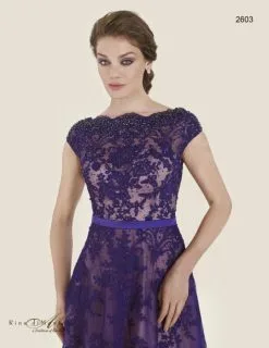 Size 14 Navy Rina Di Montella 2603 Cap Sleeve Lace MOB Dress 9 Size 14 Navy Rina Di Montella 2603 Cap Sleeve Lace MOB Dress -Outlet Prom Dresses Store F18 RDM 2603 05 540x699