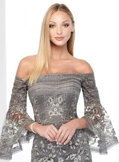Social Occasions By Mon Cheri Mon Cheri Social Occasions 218801 Off Shoulder Lace Dress -Outlet Prom Dresses Store F18 SOMC 218801 03 521x705