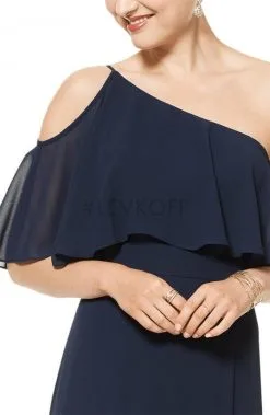 #Levkoff By Bill Levkoff 7104 One Shoulder Bridesmaid Dress -Outlet Prom Dresses Store F19 BLH 7104 03 460x705