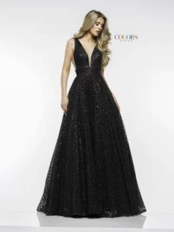 Colors Dress 2170 Sparkling Sequin A-Line Gown -Outlet Prom Dresses Store F19 CD 2170 03 529x705