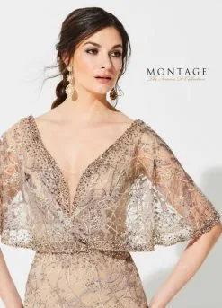 Ivonne D For Mon Cheri Ivonne D 219D72 Kimono Sleeve Mothers Gown -Outlet Prom Dresses Store F19 IDMC 219D72 05 507x705