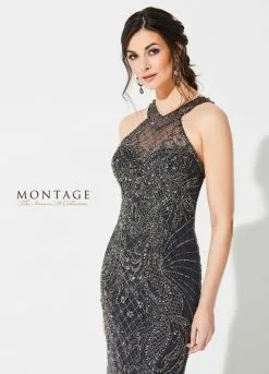 Ivonne D For Mon Cheri 219D74 Beaded Lace Mothers Gown -Outlet Prom Dresses Store F19 IDMC 219D74 03 507x705