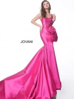 Jovani 68330 Dramatic Bow Mermaid Dress -Outlet Prom Dresses Store F19 JV 68330 03 529x705