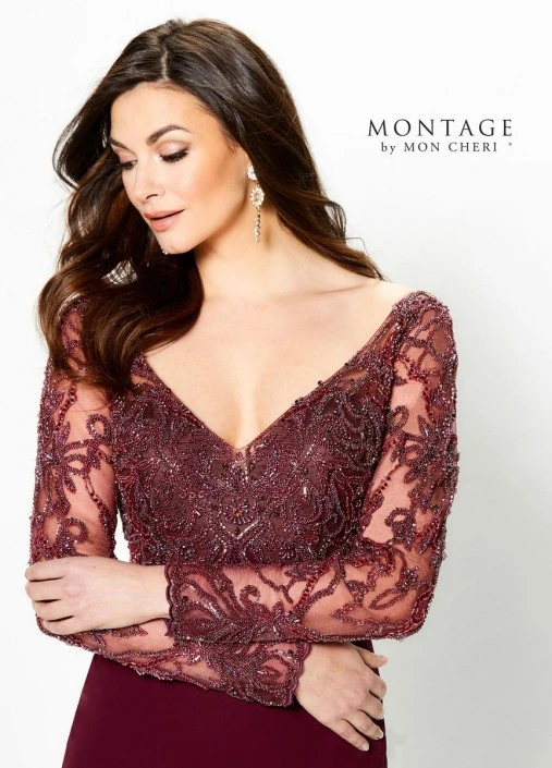 Montage By Mon Cheri Montage 219973 Timeless MOB Dress With Removable Sleeves 7 Montage By Mon Cheri Montage 219973 Timeless MOB Dress With Removable Sleeves - Image 5