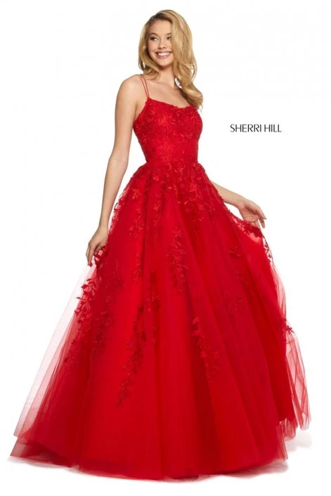 Sherri Hill 53116 Feminine Ball Gown 5 Sherri Hill 53116 Feminine Ball Gown - Image 3