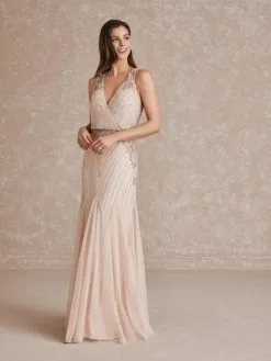 Adrianna Papell Platinum 40280 Sophisticated Gown 9 Adrianna Papell Platinum 40280 Sophisticated Gown -Outlet Prom Dresses Store F20 APP 40280 04 530x705