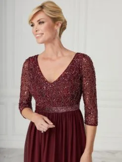 Christina Wu Elegance 17018 Exquisite Mothers Gown -Outlet Prom Dresses Store F20 CWE 17018 03 530x705